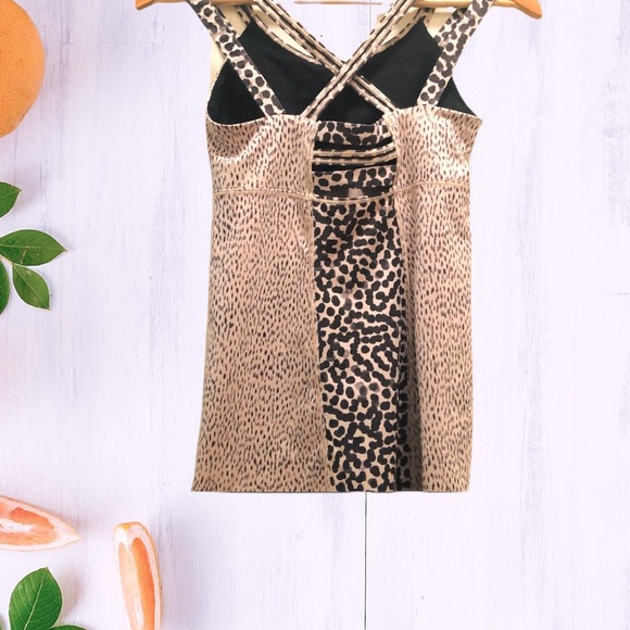 Lululemon Pink Dot 2 in one built in bra Racerback Tank Top size 6 - Picture 4 of 8